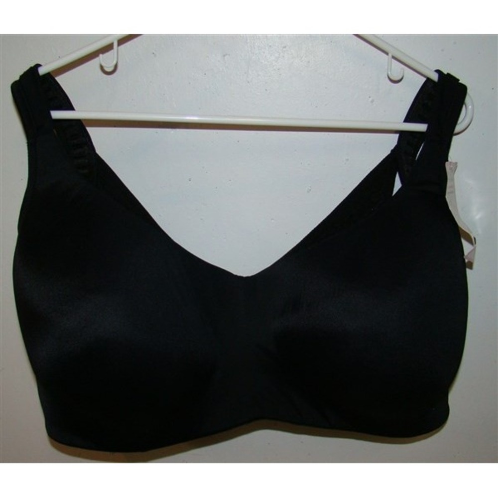 NWOT Comfort Choice 46D Wirefree back smoothing Bra Black 131948